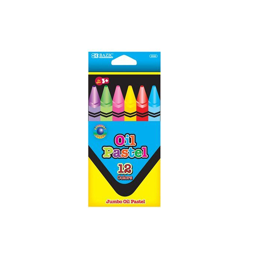 Jumbo Oil Pastels - 12 Pack