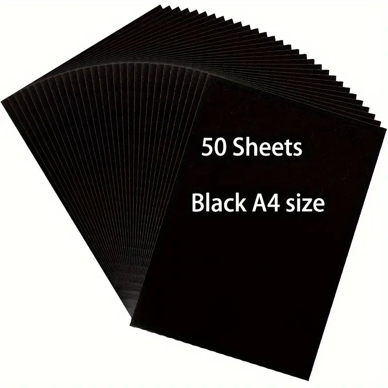 Black A4 Transfer Paper - 50 Pack