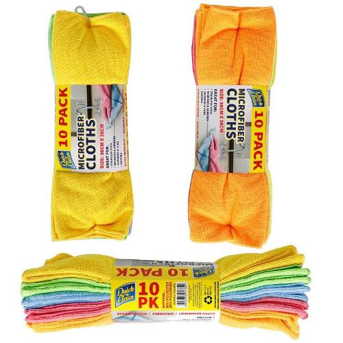 Wipes Microfibre - 10 Pack