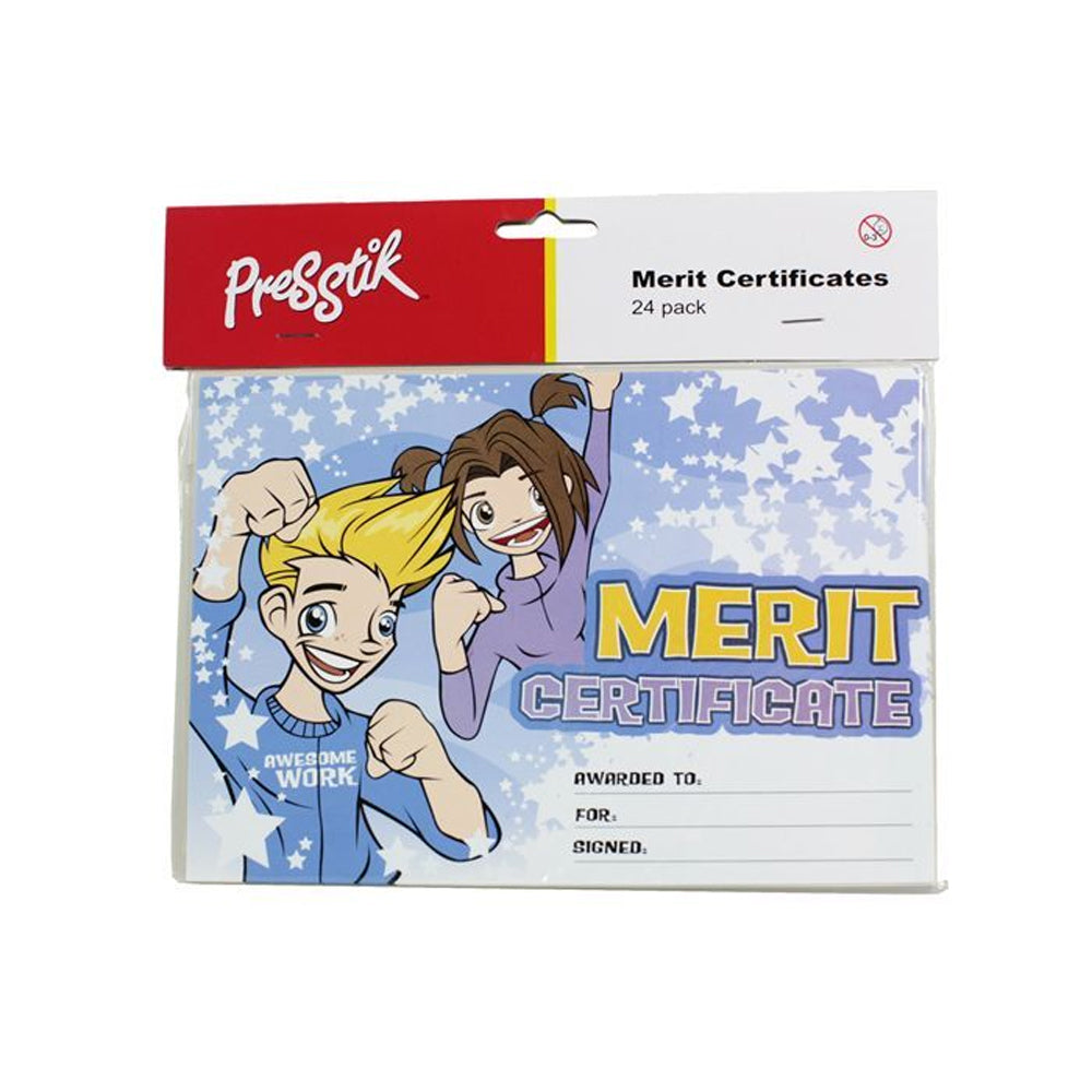 Merit Certificate - 24 Pack