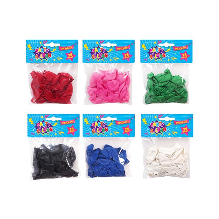 Party Balloons - Solid Colours