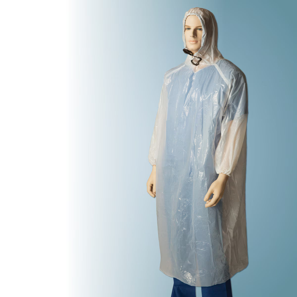 Polyethylene Poncho Blue (200/ CTN)