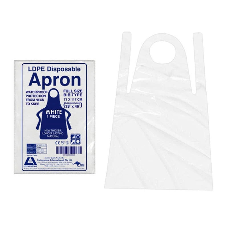 Disposable apron for childcare professionals