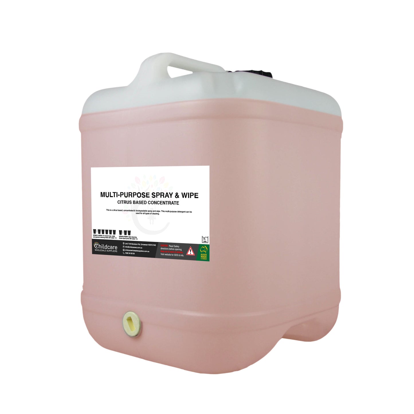 Multi-purpose (Floors, Spray & Wipe, Bathrooms) - Citrus Base Concentrate