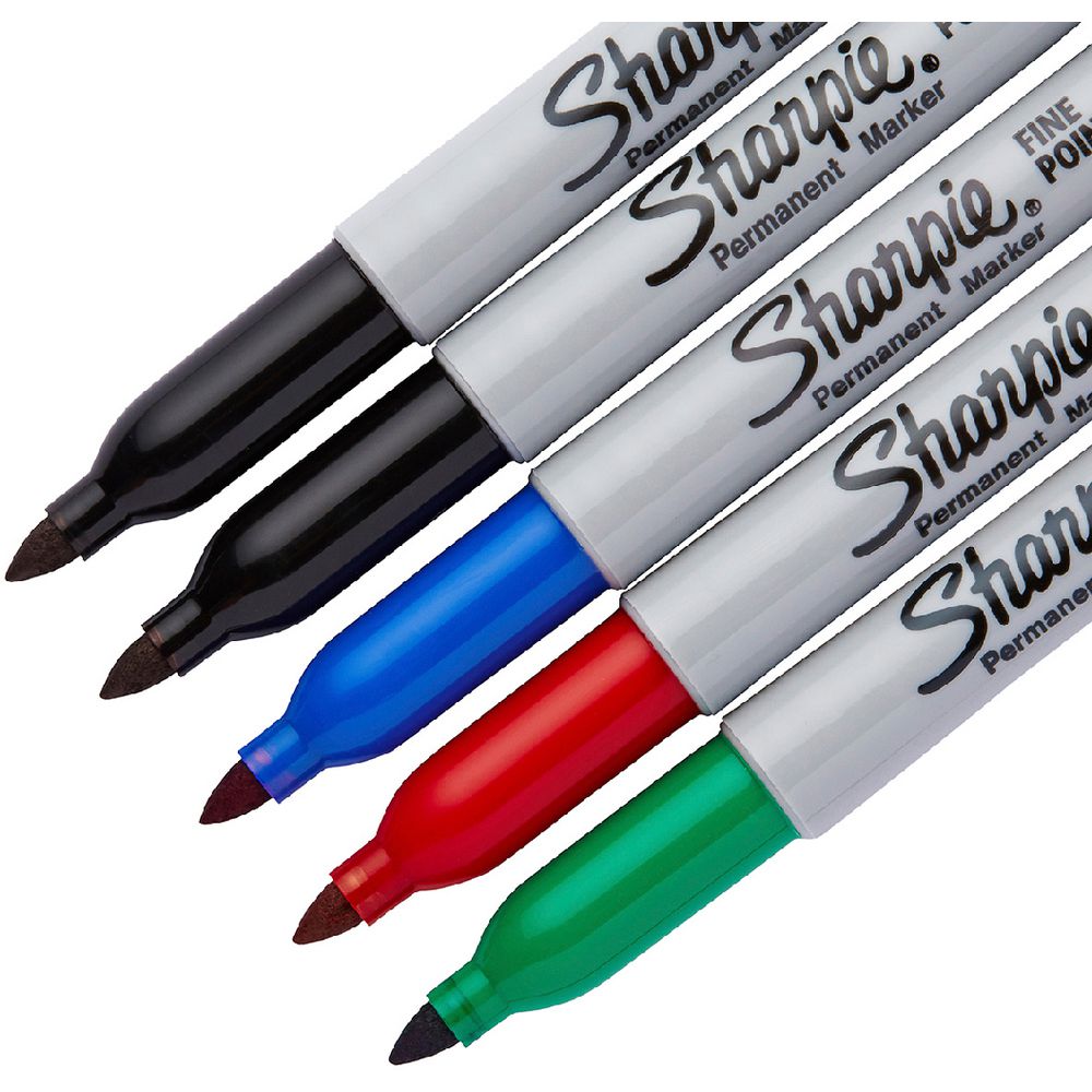Sharpie Fine Permanent Marker Assorted - 5 Pack