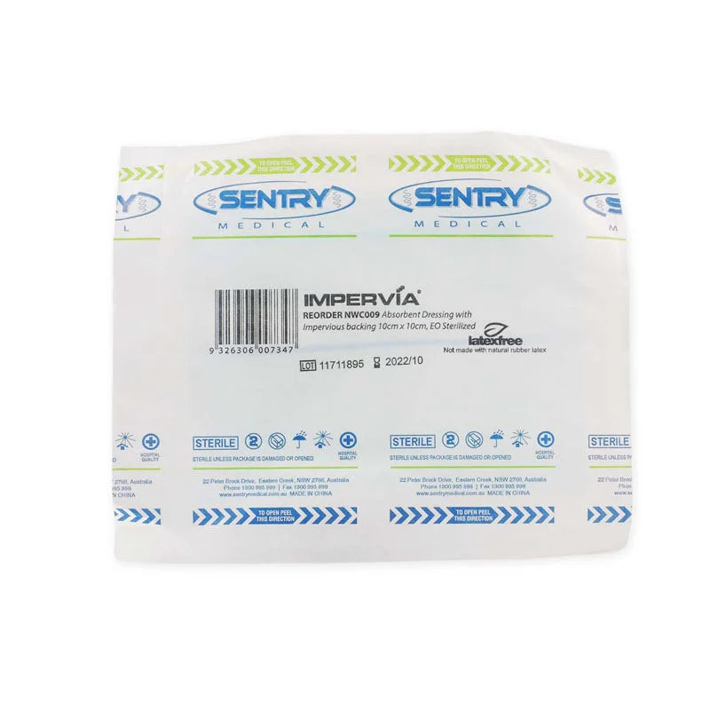 Impervia® Absorbent Dressing (10cm x 10cm)