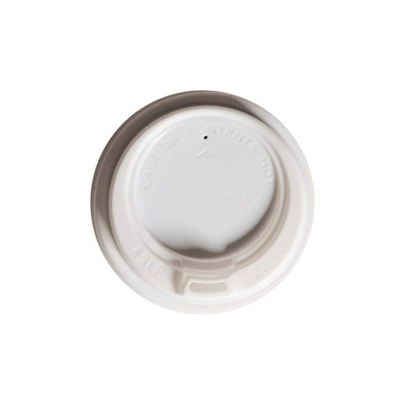 Coffee Cup Sip Lids - White
