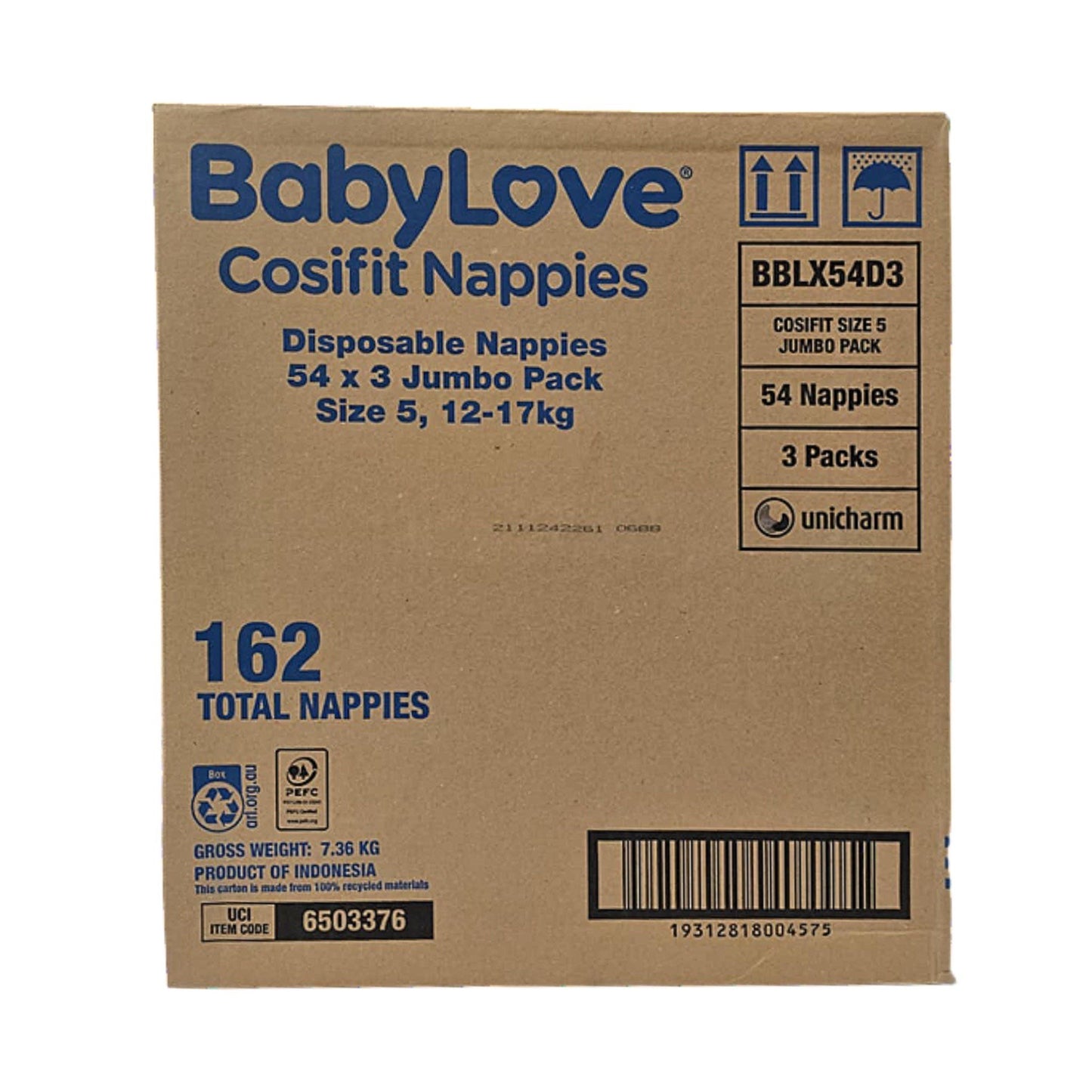 Babylove Cosifit Jumbo Carton