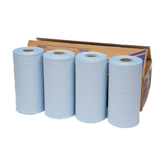 Truroar Blue Reinforced Paper Wipers 24.5Cm X 70M X 4Roll