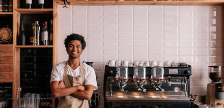 a smiling person representing proper food packaging