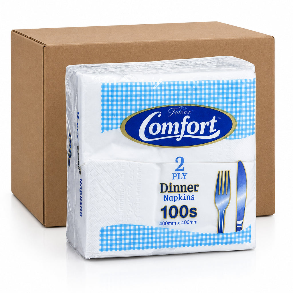Quilted Dinner Napkin (GT Fold) - White