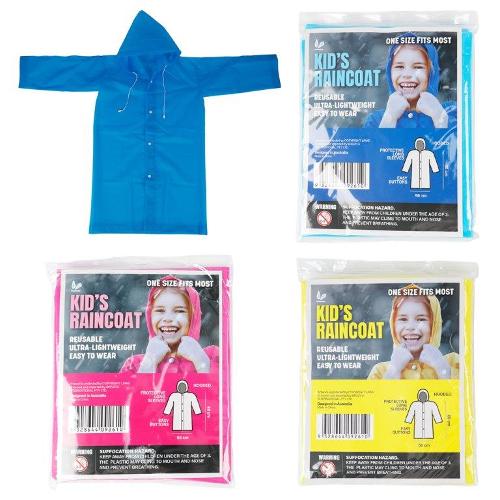 Wholesale Raincoat Kids - Assorted Colours