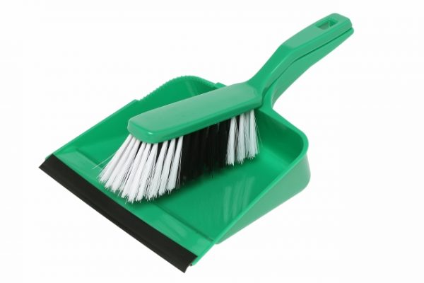 Green Edco Dustpan & Brush Set