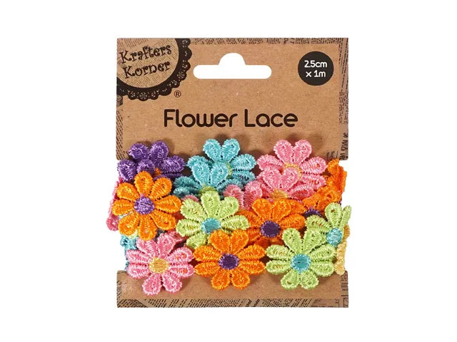 Bulk Buy Colour Flower Lace