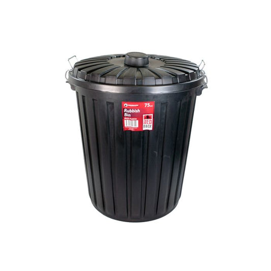 75L Rubbish Bin With Lid