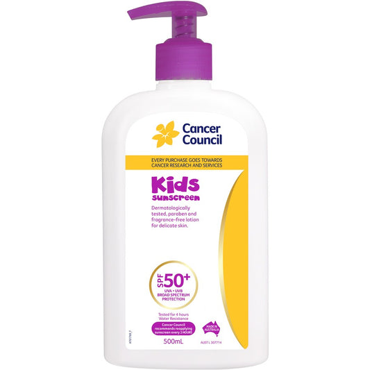 Cancer Council SPF 50+ Kids Sunscreen - 500mL