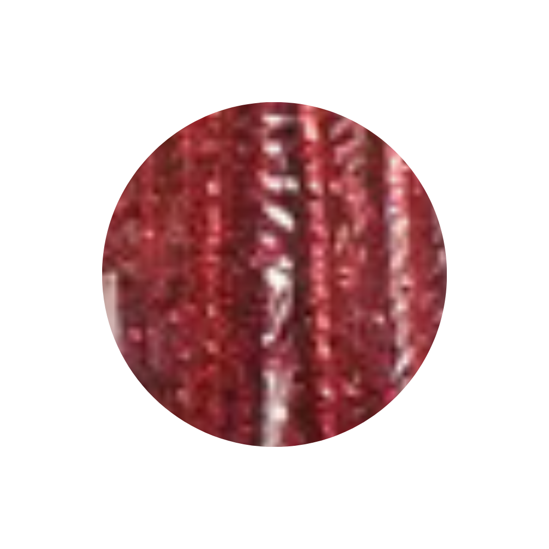 Red Metallic Chenille Stem - 50pk