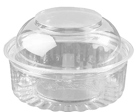 Bulk Buy Show Bowl - Hinged Dome Lid - 8oz.