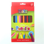Wholesale Jumbo Triangular Coloured Pencils - 12 Pack