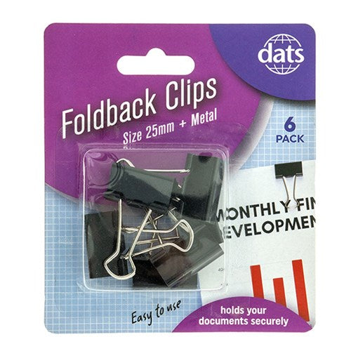 Wholesale Foldback Bulldog Clip - 25mm