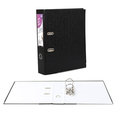 Folder Lever Arch A4 Textured - Black