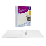 A4 Binder Insert Folder - 2D Ring PVC White