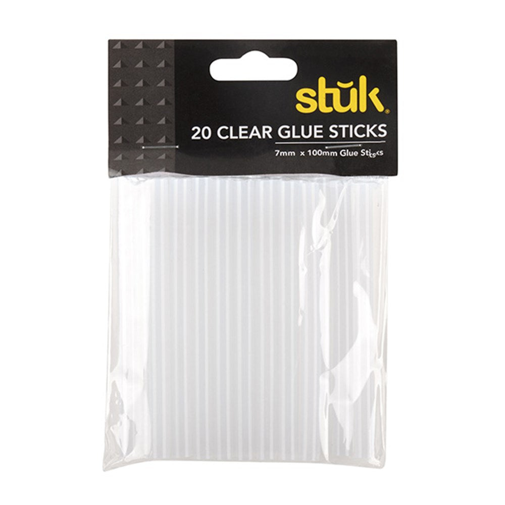 Hot Glue Stick White Transparent 20Pk