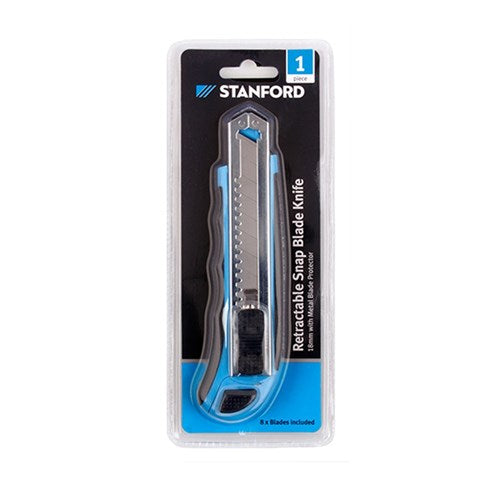 Utility Knife - Snap Off Blades 18mm Clamshell Blister