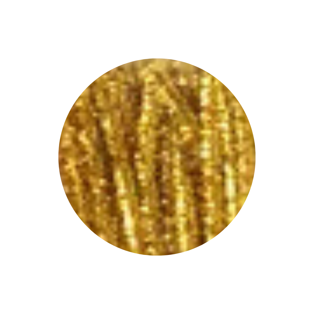 Gold Metallic Chenille Stem - 50pk