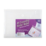 Clear Folder Wallet A4 Binder 3pk