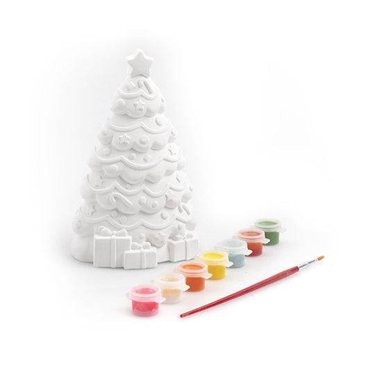 Christmas Tree - Plaster & Paint Set - 15cm(H)