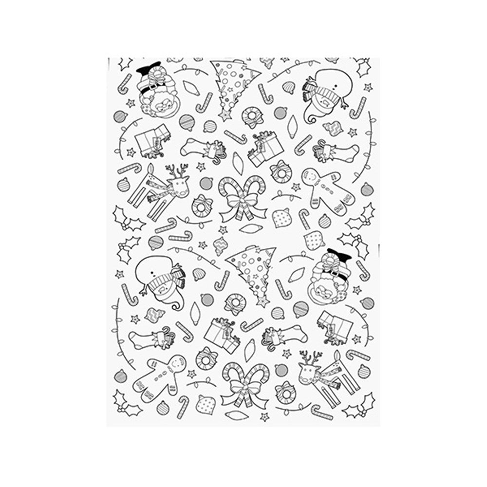 Christmas Paper Tablecloth - DIY Colouring 91x122cm