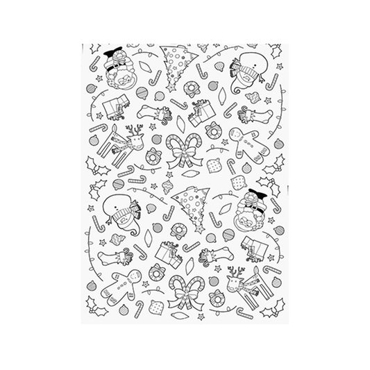 Christmas Paper Tablecloth - DIY Colouring 91x122cm