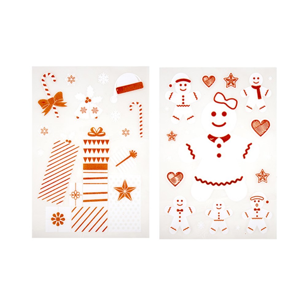 Christmas Window Stickers - Assorted