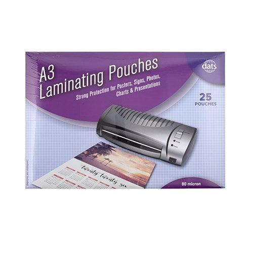 A3 Laminating Pouches - 25 Pack