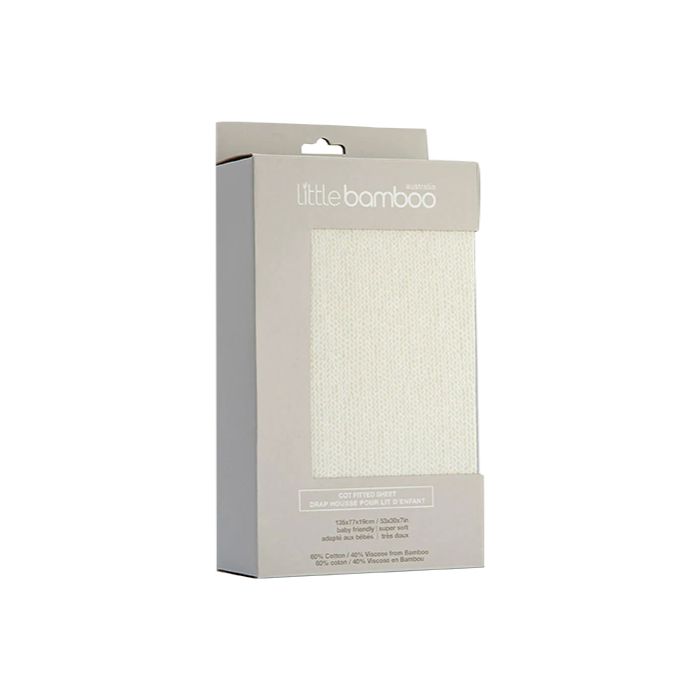 Little Bamboo Jersey Fitted Sheet Cot