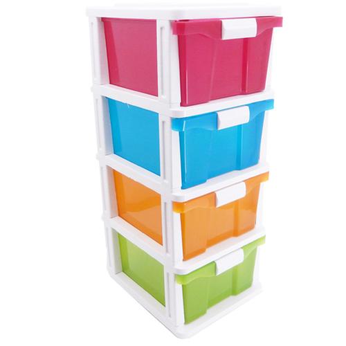 4 Drawer Storage Multi Colour