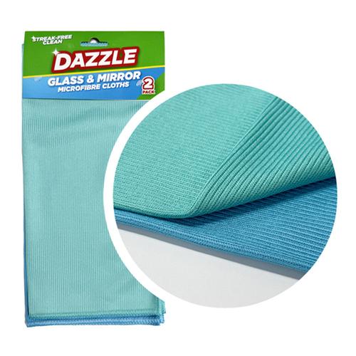 Microfiber Glass Cloth - 2 Pack