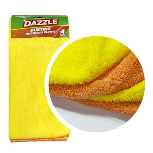Microfiber Dusting Cloth - 4 Pack