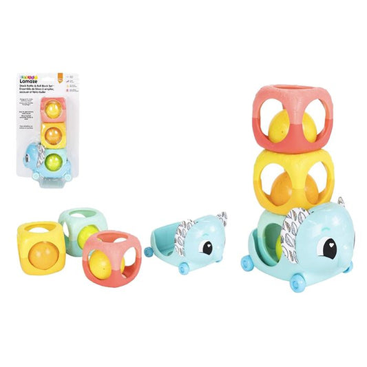 Lamaze Stack Rattle & Roll Block Set