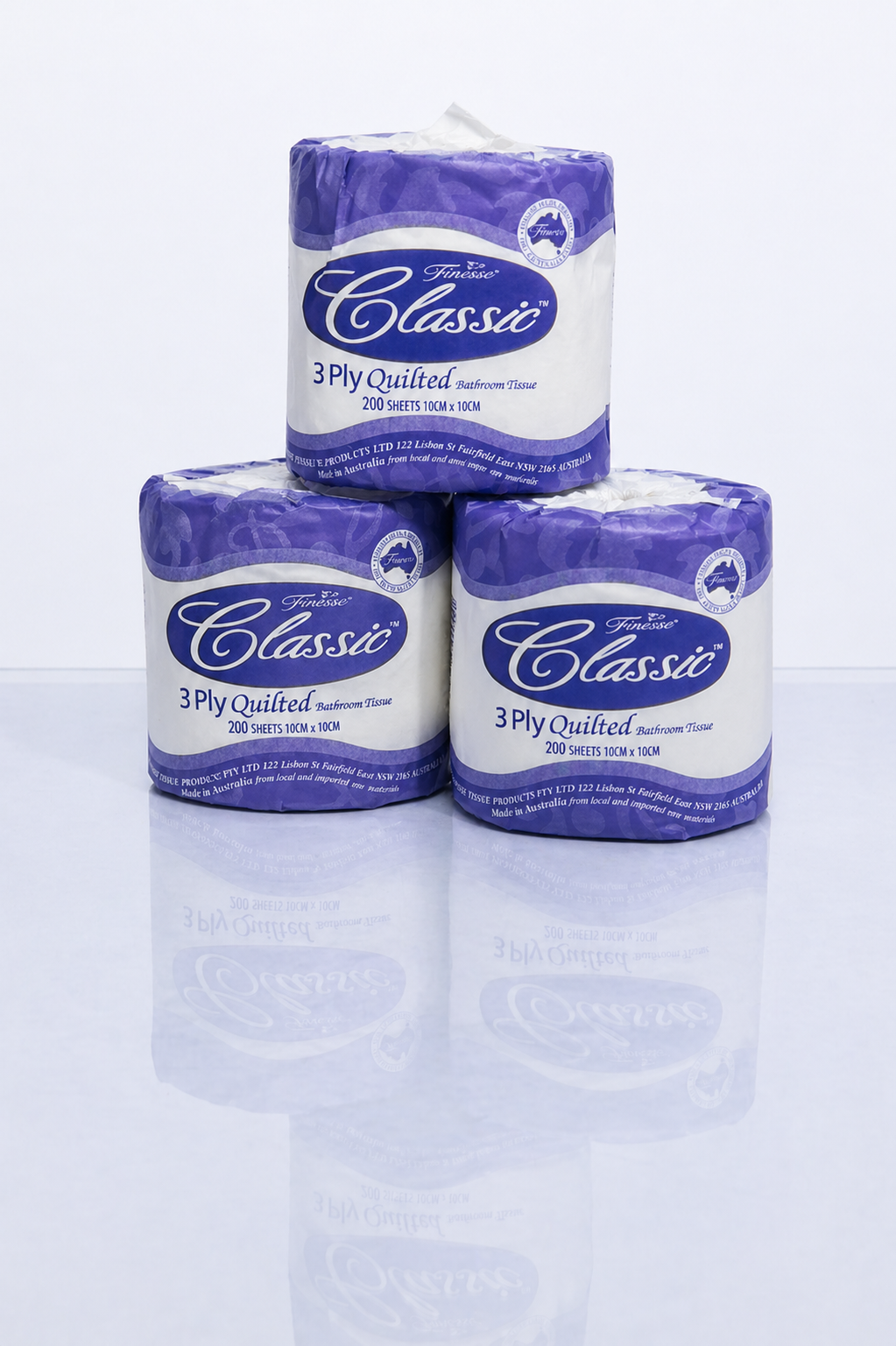 Toilet Rolls - 48 Rolls Individually Wrapped (200 Sheets) 3ply
