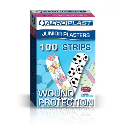 Aeroplast Plastic Dressing Strips - 100 Pack