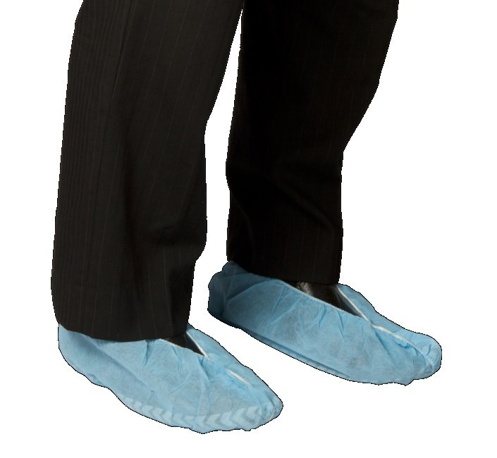 PE Shoe Covers - Blue (100pcs)