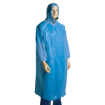 Polyethylene Poncho - Blue (200 CTN)