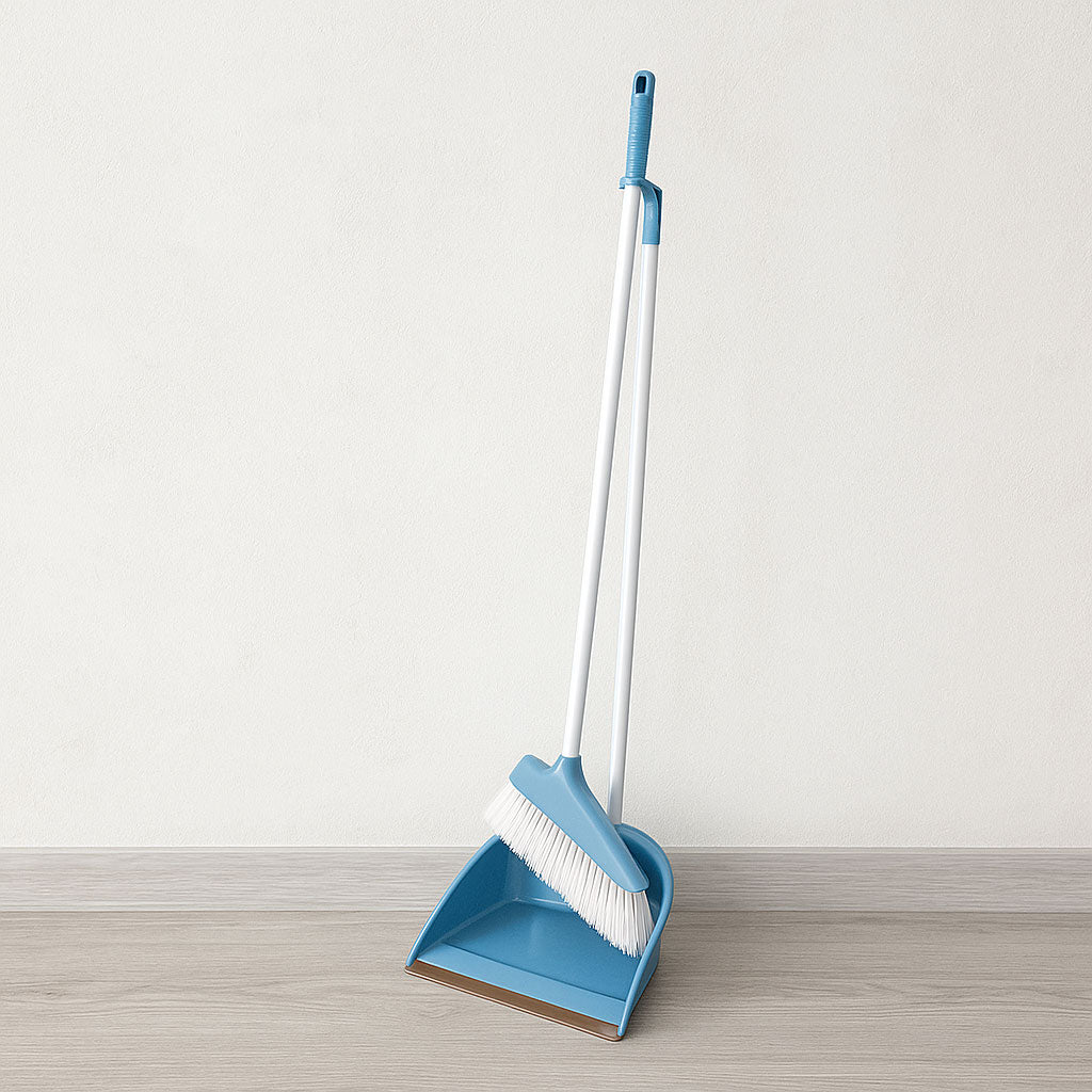 Wholesale Upright Dust Pan Set - Blue