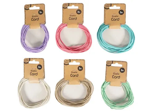 Colour Elastic 3m Cord 