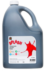 Splash Acrylic Paint 5L - Colours Of Country black