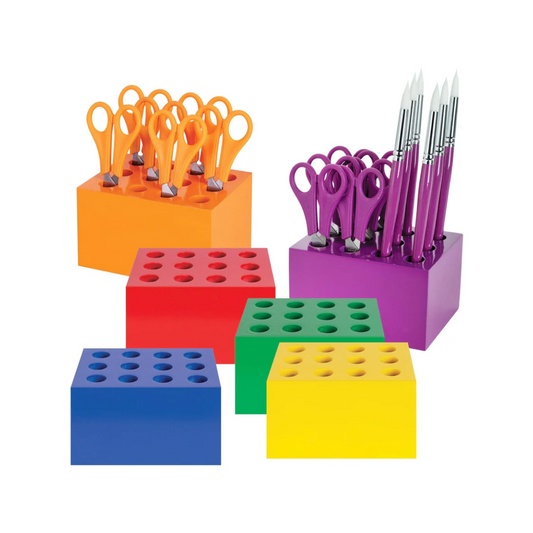 ColourSorts Scissor & Brush Storage Block