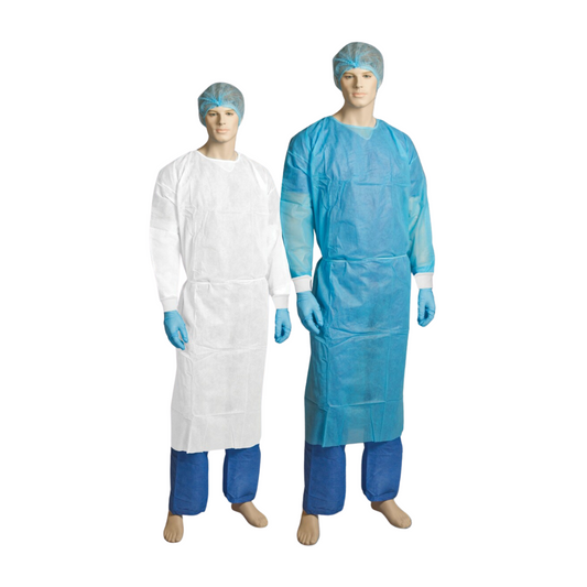 Bastion Polypropylene Clinical Gown Blue 100/CTN
