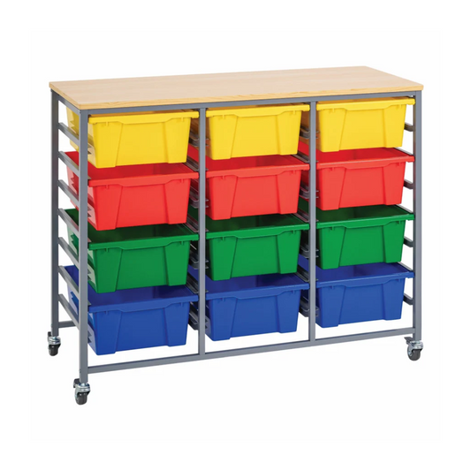 Triple Tote Tray Trolley Kit
